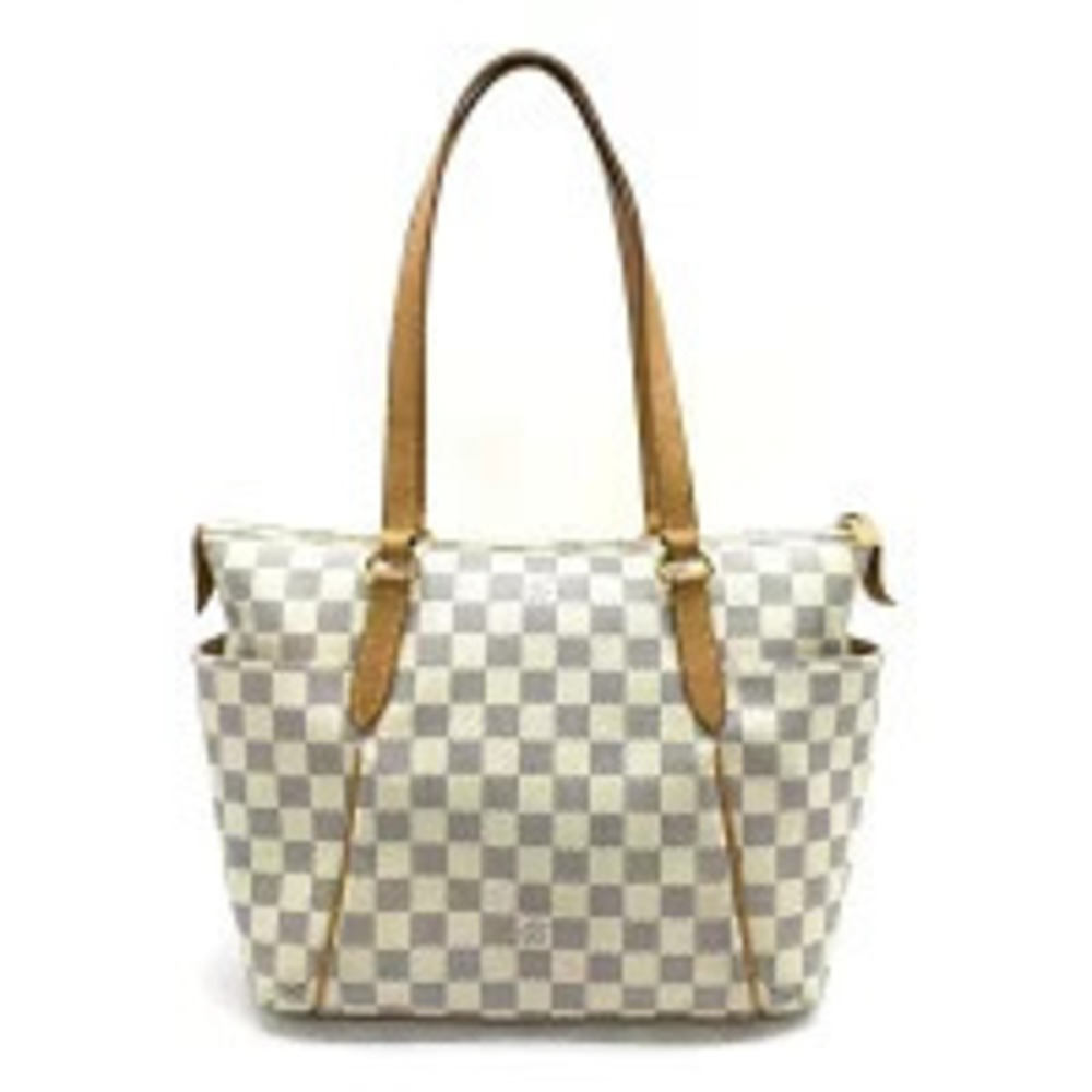 Louis Vuitton Totally Damier Azur White Tote Bag Handbag White